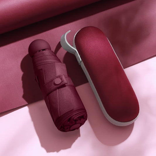 Mini Travel Umbrella with Umbrella Case