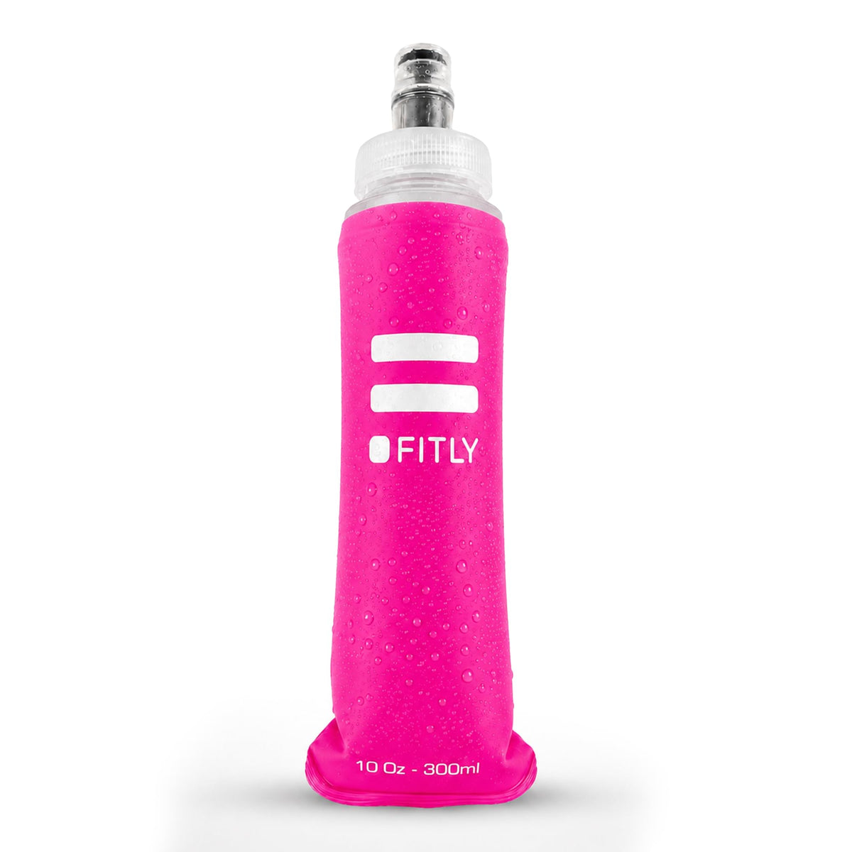 FITLY Soft Flask Running Water Bottle - Collapsible Hydration Flask