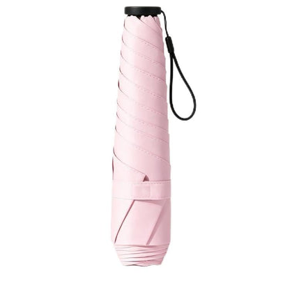 Mini Travel Umbrella UPF 50 Compact Folding Parasol for Sun