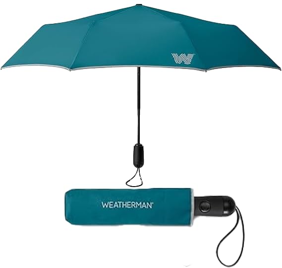 Weatherman Premium Small Compact Mini Umbrella for Travel