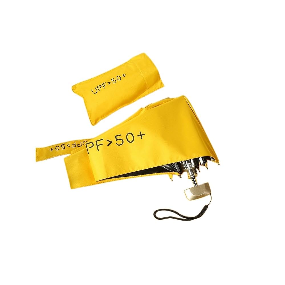 Mini Folding Umbrella for both sun and rain