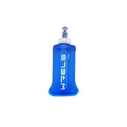 WRELS TPU Soft Flask Lightweight Portable Reusable Water Bottle,BPA Free Collapsible Flask for Hydration Pack in Running Hiking Cycling and Marathon