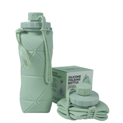 Portable Folding Water Bottle (Green)