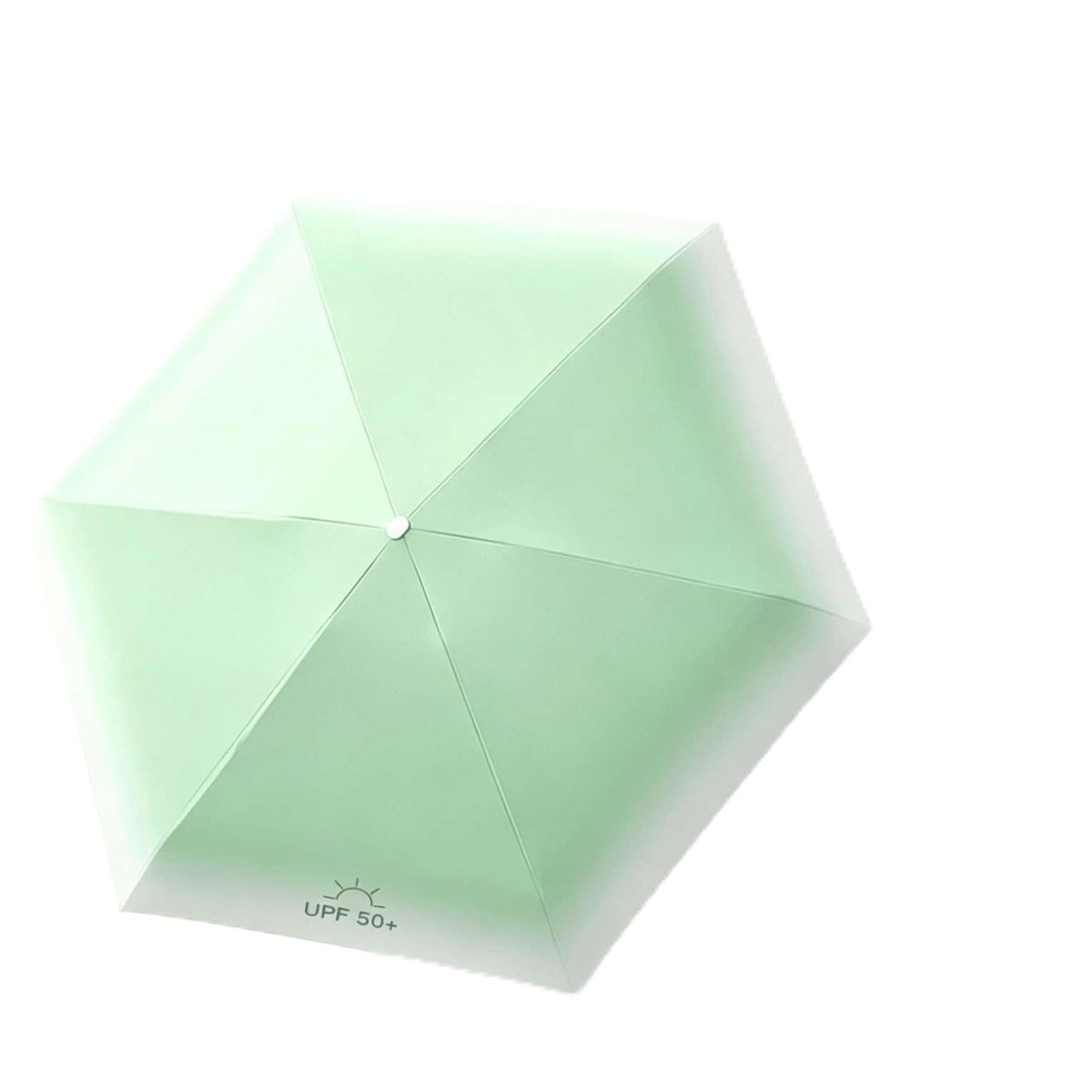 YYSPR Gradient Color UPF50+ 5-folding Mini Flat Pocket Umbrella
