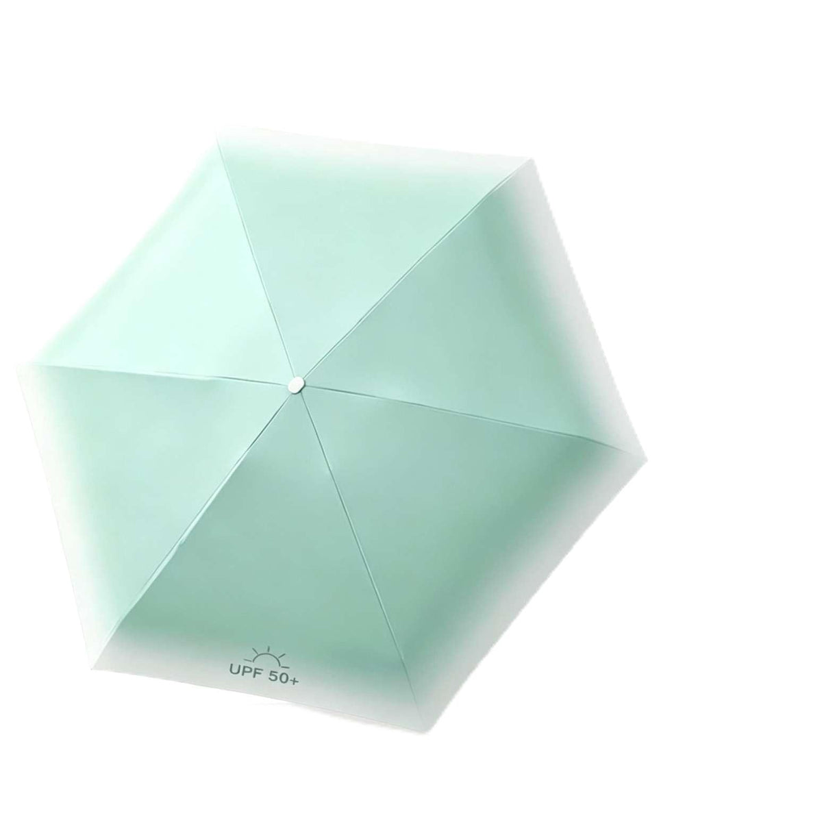 YYSPR Gradient Color UPF50+ 5-folding Mini Flat Pocket Umbrella