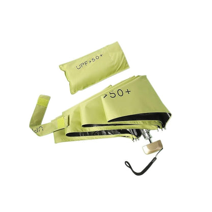 Mini Folding Umbrella for both sun and rain