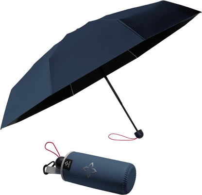 Mini Umbrella for Travel UPF 100+ UV Sun Compact for Purse Backpack