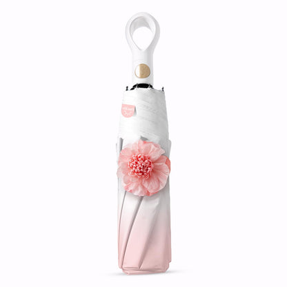 Mini Travel Umbrella Small Umbrella for Travel UV Parasol Compact Foldable