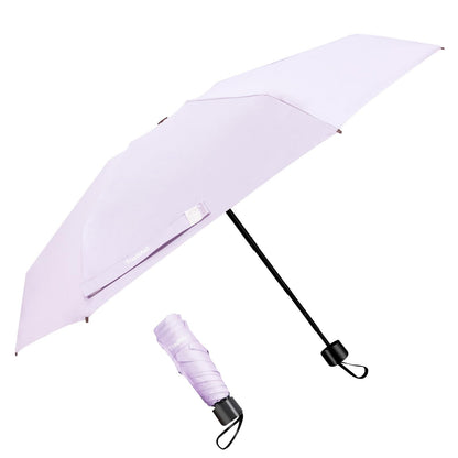 TradMall Mini Travel Umbrella, Portable Lightweight Compact Parasol with 95% UV Protection for Sun & Rain