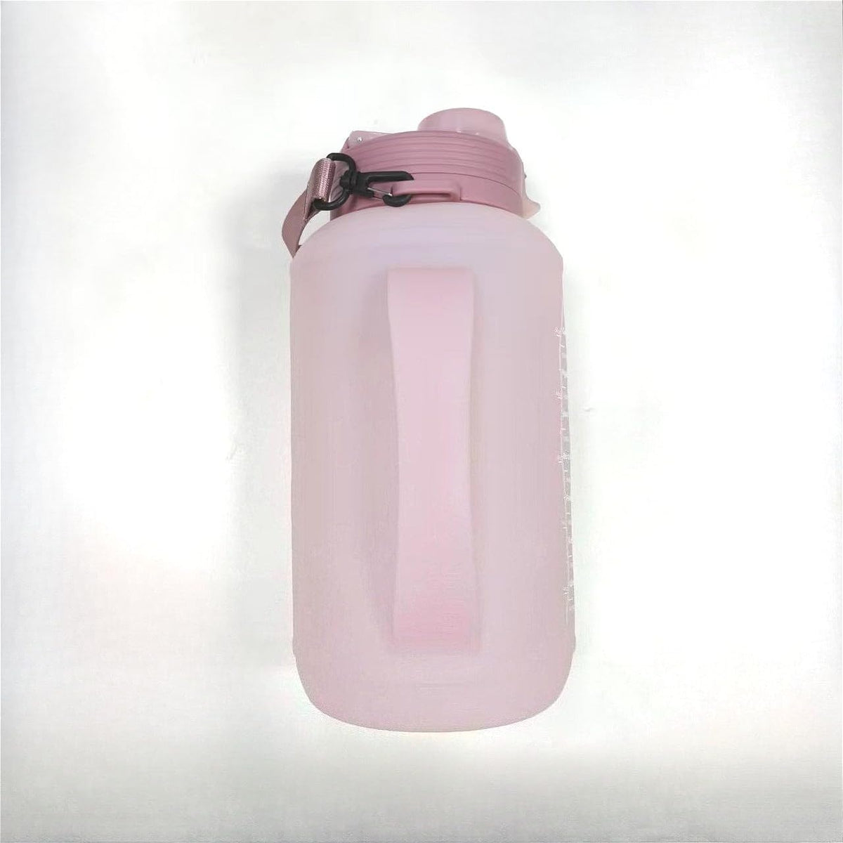 64oz Collapsible Silicone Water Bottle with Straw, BPA-Free,Foldable Water Jug with Handle for Gym, Hiking, Camping,Fishing (Pink)