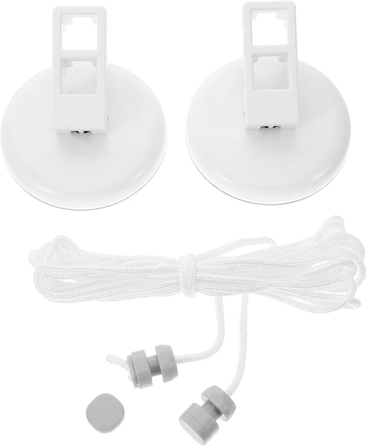 Luxshiny Portable Retractable Clothesline with Suction Cups No Drill Outdoor & Indoor Laundry Drying Line for Travel Camping Balcony Use Thickened Rope Adjustable Length