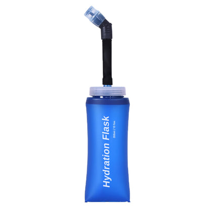 TRIWONDER TPU Soft Folding Water Bottles BPA-Free Collapsible Flask for Hydration Pack - Ideal for Running Hiking Cycling Climbing (250ml/8.45oz - Pack of 2)