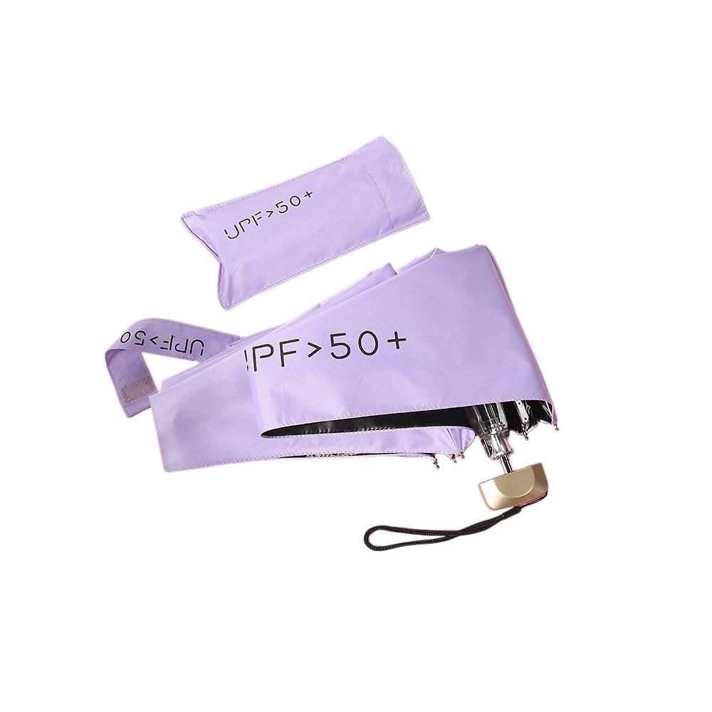 Mini Folding Umbrella for both sun and rain