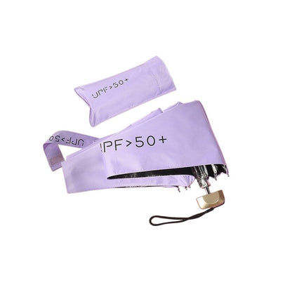 Mini Folding Umbrella for both sun and rain