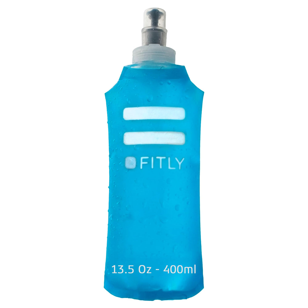 FITLY Soft Flask Running Water Bottle - Collapsible Hydration Flask