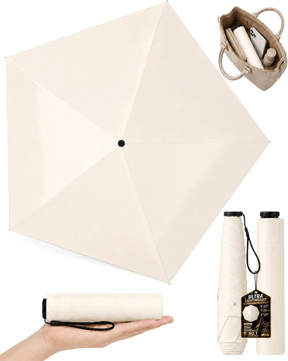 Beach Backpack Pencil Umbrella Japanese Sun from UV Protection Mini Travel Pocket Ultra Light Rain Sports Compact Small for Purse Size Tiny Windproof Walking Portable Lightweight Packable Large
