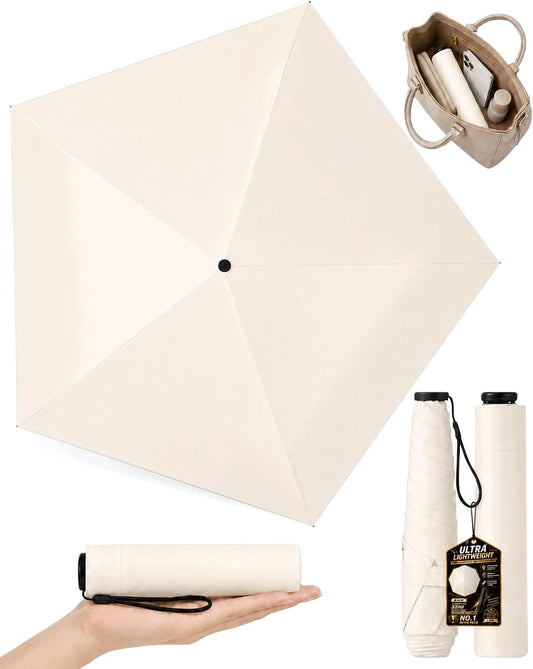 Beach Backpack Pencil Umbrella Japanese Sun from UV Protection Mini Travel Pocket Ultra Light Rain Sports Compact Small for Purse Size Tiny Windproof Walking Portable Lightweight Packable Large