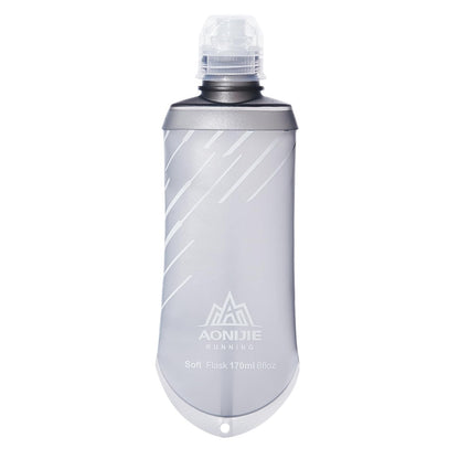 TRIWONDER TPU Soft Folding Water Bottles BPA-Free Collapsible Flask for Hydration Pack - Ideal for Running Hiking Cycling Climbing (250ml/8.45oz - Pack of 2)