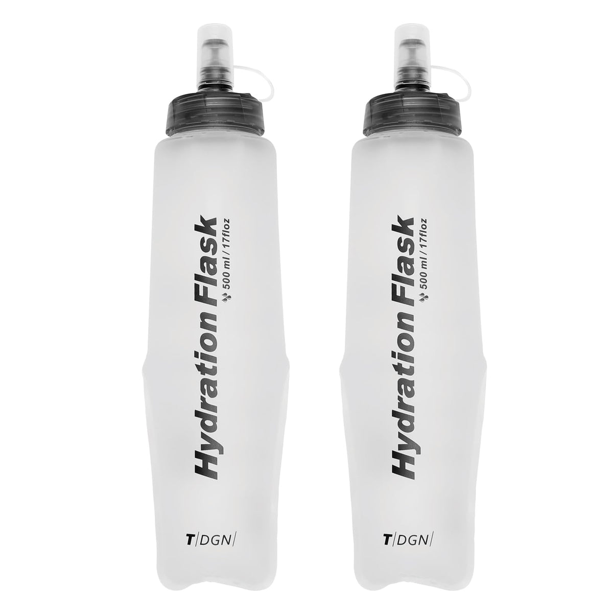 TRIWONDER Running Water Bottle Handheld Plastic Flask Hydration Vest Packs Waist Belt Replacement for Runners Marathon Cycling Hiking