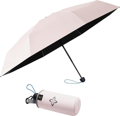 Umbrella Travel Size Mini Umbrella with UPF 100+ UV Rain Protection