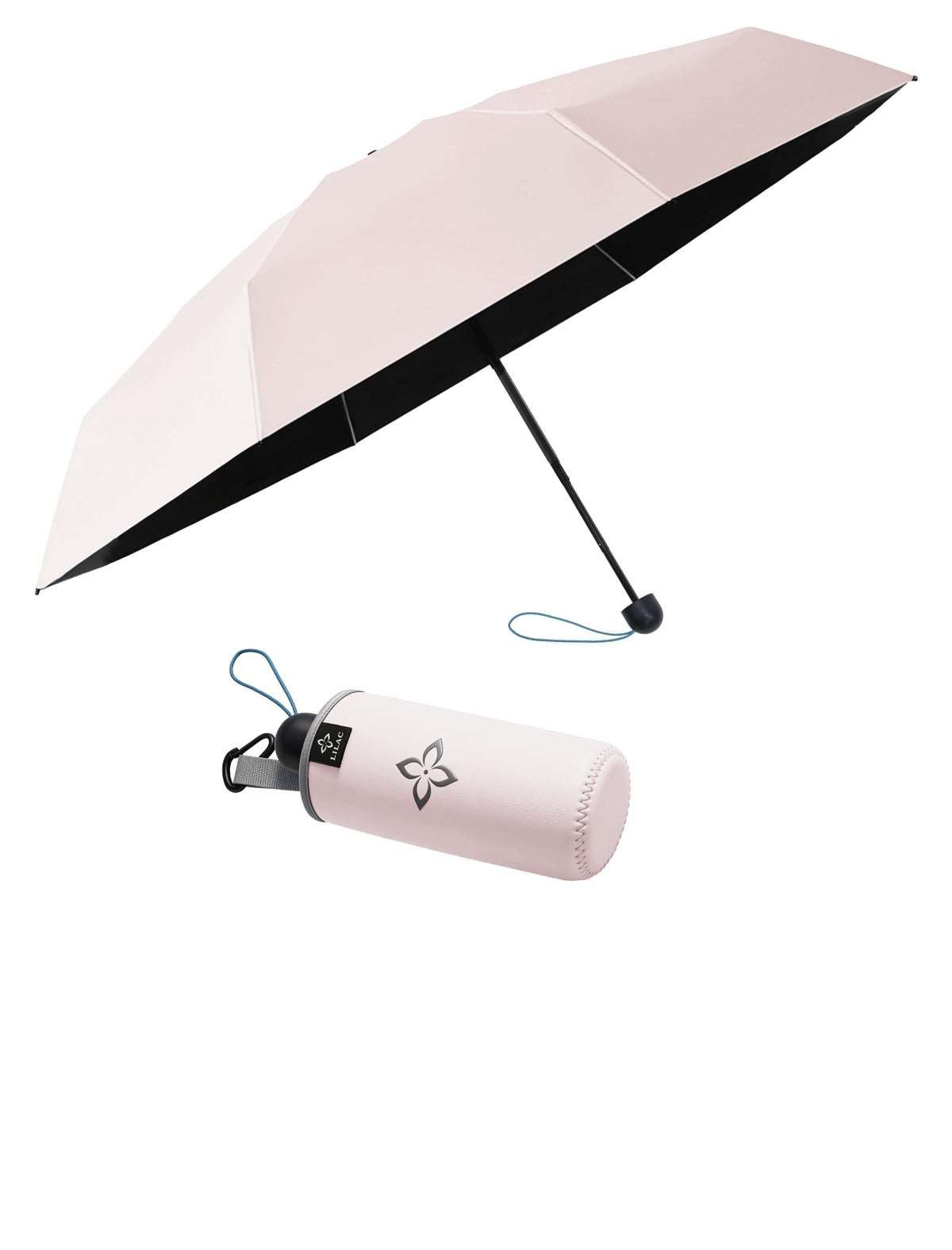 Mini Umbrella for Travel UPF 100+ UV Sun Compact for Purse Backpack