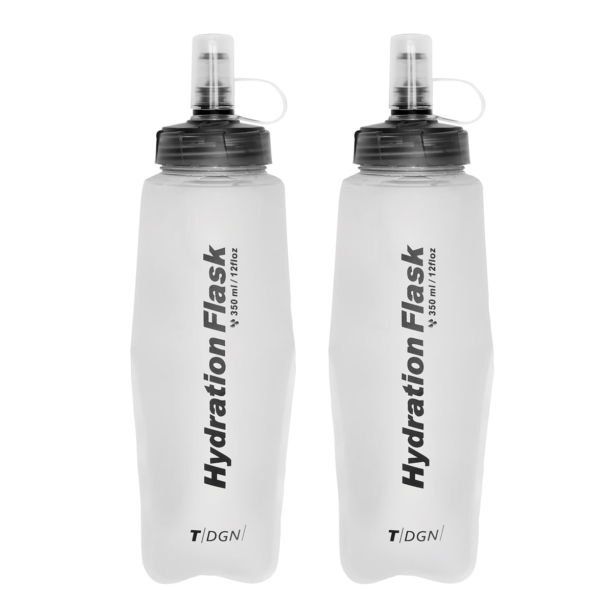 TRIWONDER Running Water Bottle Handheld Plastic Flask Hydration Vest Packs Waist Belt Replacement for Runners Marathon Cycling Hiking