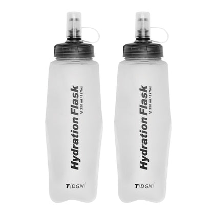 TRIWONDER Running Water Bottle Handheld Plastic Flask Hydration Vest Packs Waist Belt Replacement for Runners Marathon Cycling Hiking