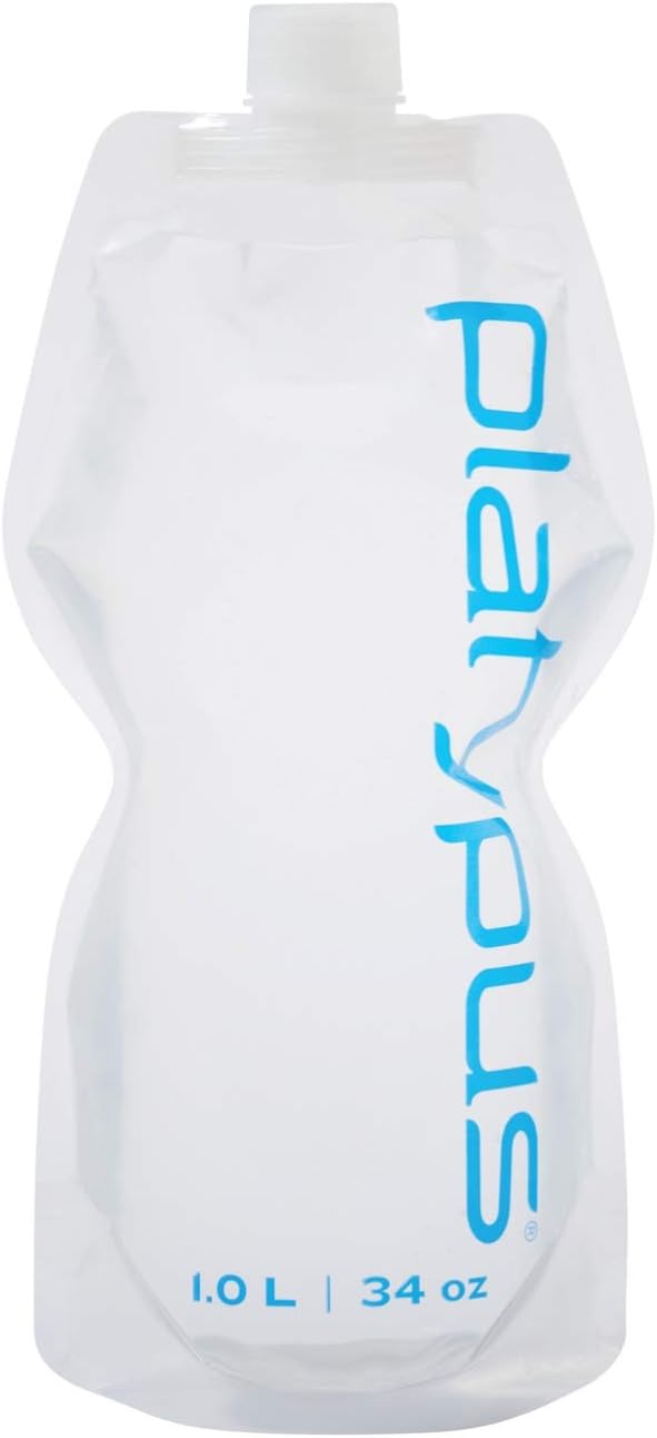 Platypus SoftBottle Collapsible Backpacking Water Bottle with Closure Cap