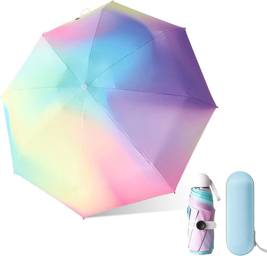 YumSur Mini Travel Sun & Rain Umbrella