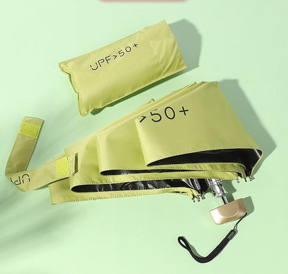 Mini Folding Umbrella for both sun and rain