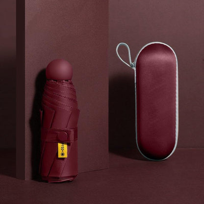 Mini Travel Umbrella with Umbrella Case