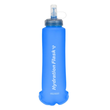 TRIWONDER TPU Soft Folding Water Bottles BPA-Free Collapsible Flask for Hydration Pack - Ideal for Running Hiking Cycling Climbing (250ml/8.45oz - Pack of 2)