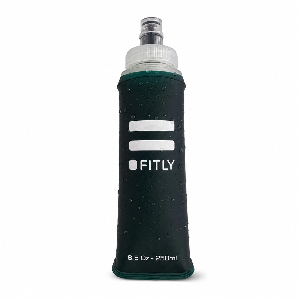 FITLY Soft Flask Running Water Bottle - Collapsible Hydration Flask