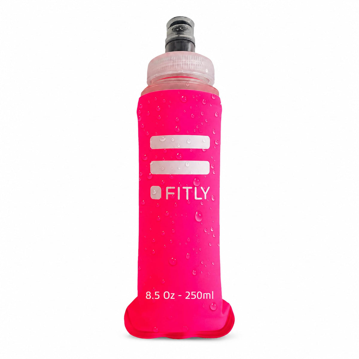 FITLY Soft Flask Running Water Bottle - Collapsible Hydration Flask