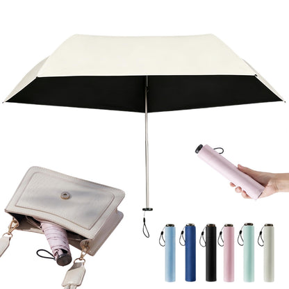 Pencil Umbrella from Japan, 103g Mini Japan Pencil Umbrellas with UPF 50+ Sun, Ultra-Lightweight Compact All-Weather Umbrella for Rain, Backpack, Handbag, Commute, Beach, Hiking, Outdoor Use