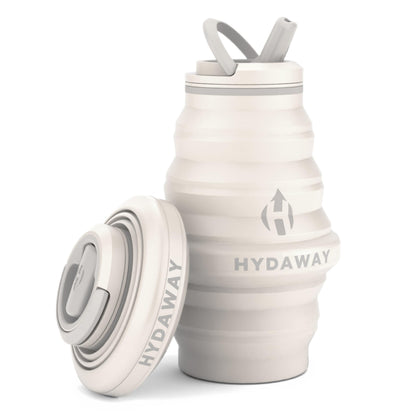 HYDAWAY 17oz Collapsible Water Bottle, Packable Leakproof for Travel