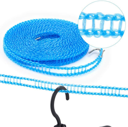 Foldable Multicolor Hangers12Pcs with 24Pcs Clips and 1Pcs Clothesline