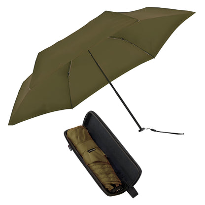 Knirps X4U My Clever Companion– 90cm Diameter Windproof Manual Open/Close Umbrella, Small and Compact Design for Travel and All Weather Protection, with Retractable Feature and Travel Case