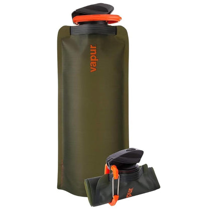 Vapur Collapsible Water Bottle with Carabiner - 23oz (0.7L) - Night Blue