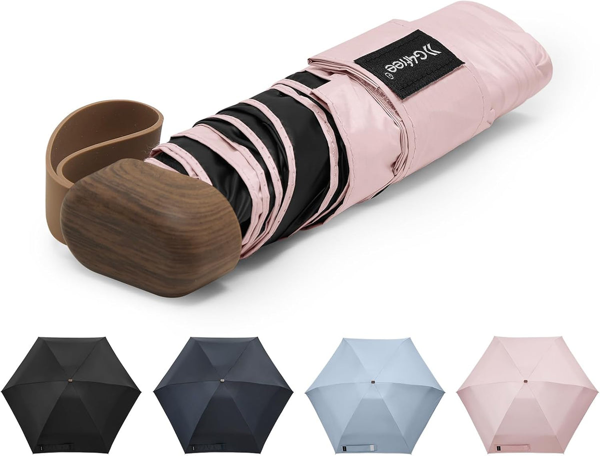 G4Free Mini Travel Umbrella for Purse Pocket Umbrella UPF 50+ UV Protection