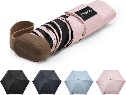 G4Free Mini Travel Umbrella for Purse Pocket Umbrella UPF 50+ UV Protection