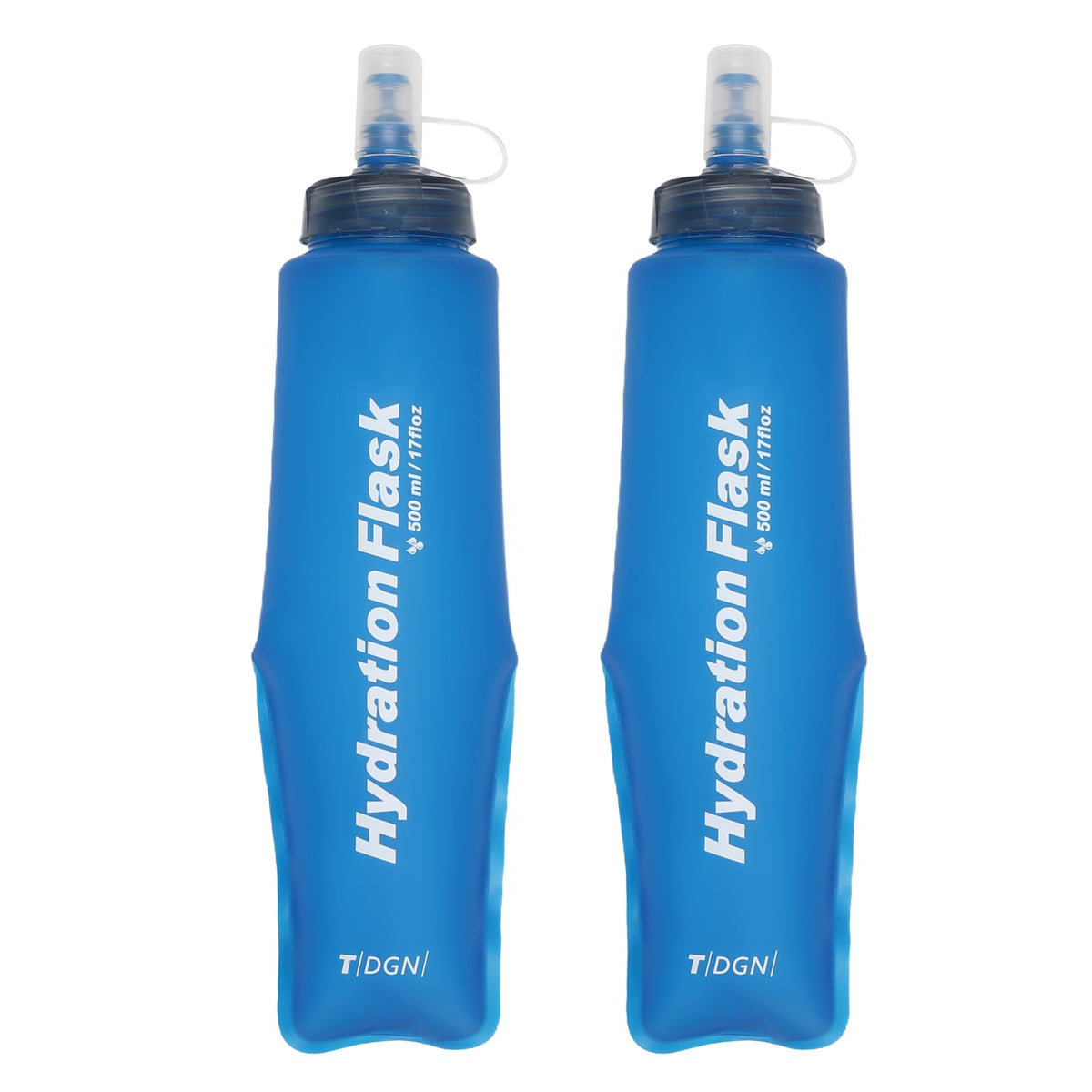 TRIWONDER Running Water Bottle Handheld Plastic Flask Hydration Vest Packs Waist Belt Replacement for Runners Marathon Cycling Hiking