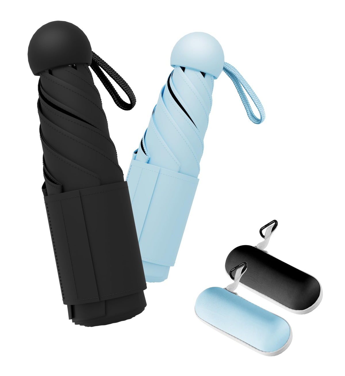 Umbrella Travel Size Mini Umbrella with UPF 100+ UV Rain Protection