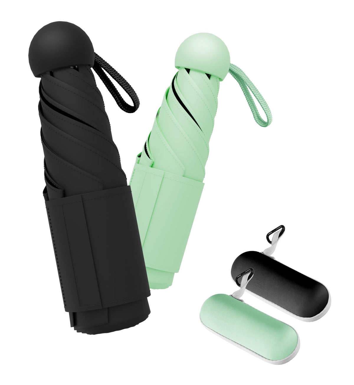 Umbrella Travel Size Mini Umbrella with UPF 100+ UV Rain Protection