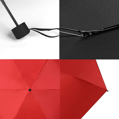 GAOYAING Compact Travel Umbrella with Case Sun&Rain Lightweight Small and Compact Suit for Pocket 34 Inches