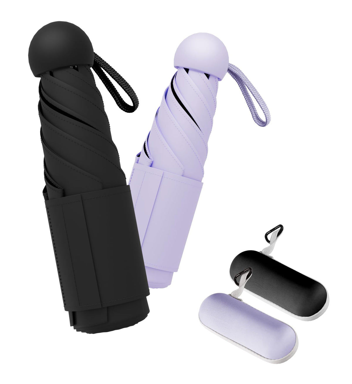 Umbrella Travel Size Mini Umbrella with UPF 100+ UV Rain Protection