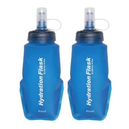 TRIWONDER Running Water Bottle Handheld Plastic Flask Hydration Vest Packs Waist Belt Replacement for Runners Marathon Cycling Hiking