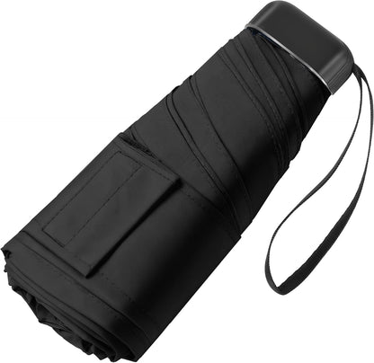 Mini Travel Umbrella, Ultra Waterproof Flat Compact Small for Pocket Purse