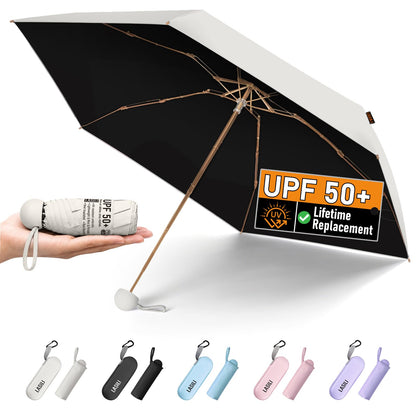 F3 MINI Travel Umbrella with UV Protection, Sun & Rain, 39" Arc