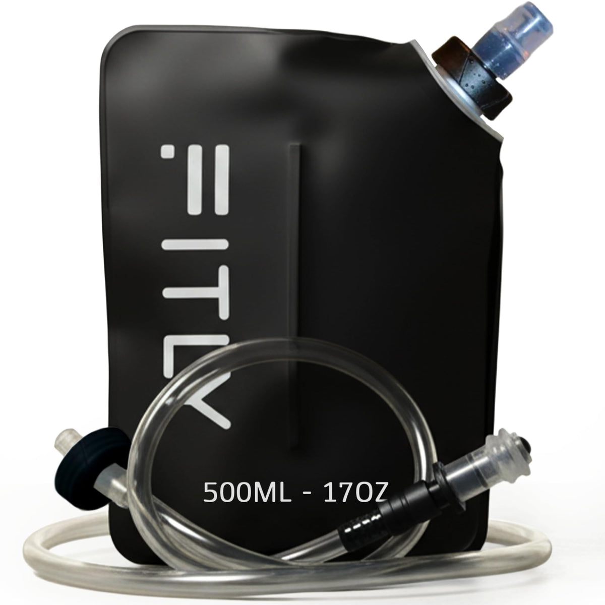 FITLY Soft Flask Running Water Bottle - Collapsible Hydration Flask
